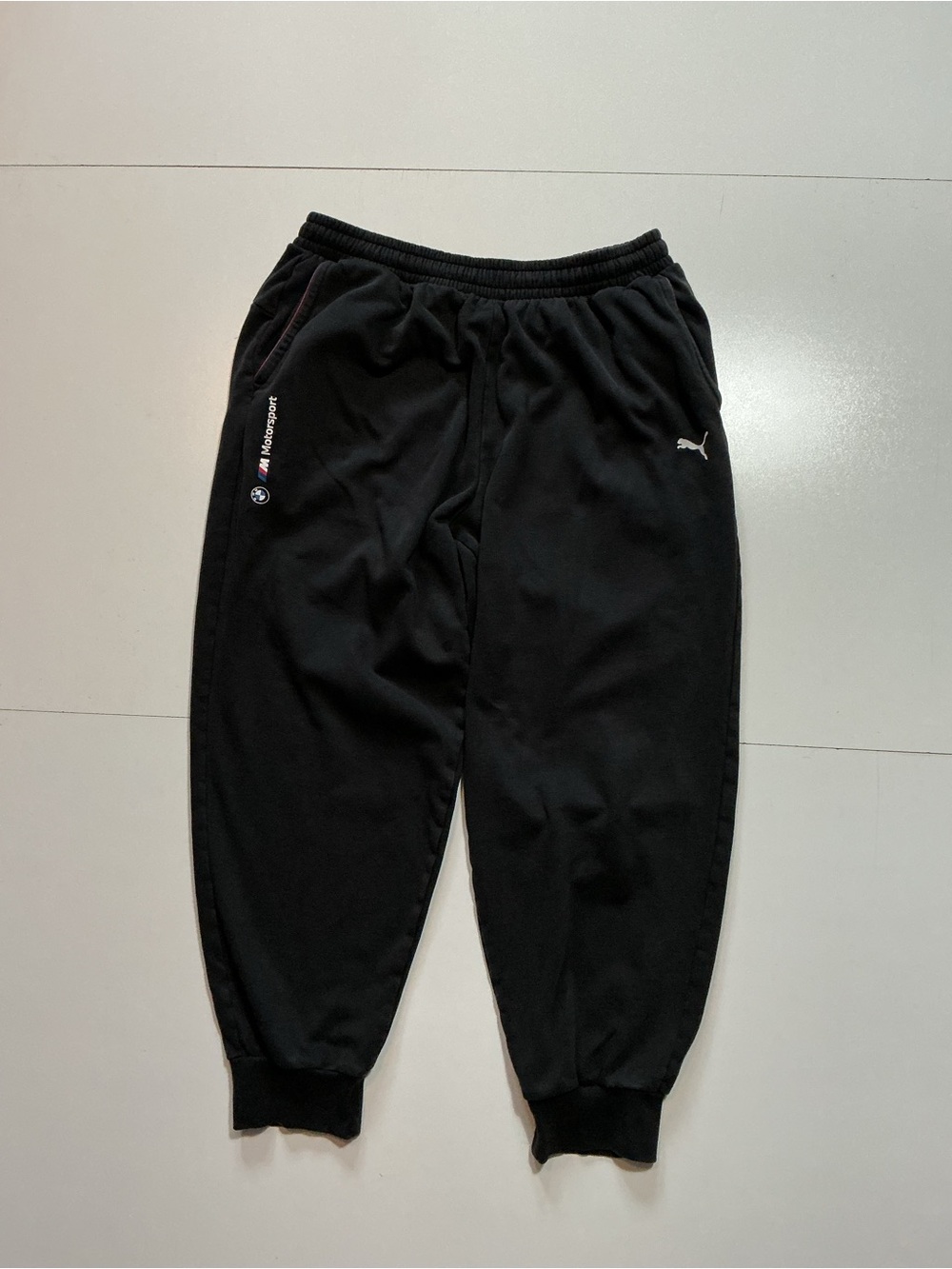Puma BMW Motorsport Racing Black Fleece Graphic Jogger Sweatpants